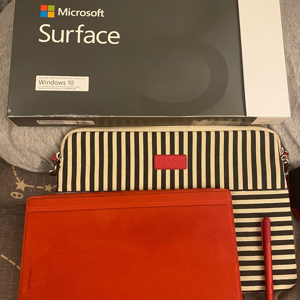 Microsoft Surface 3- 128G- only used for a short while. Like new condition.